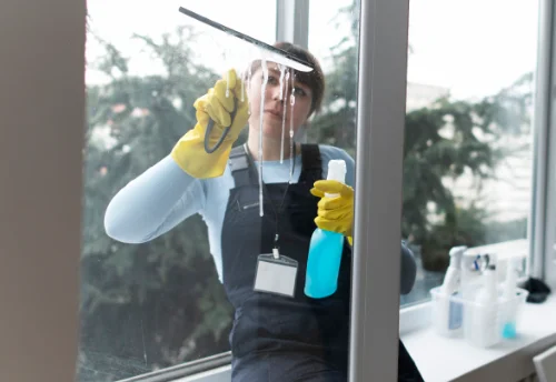 Nettoyage de vitres intérieures et extérieures à Souilly